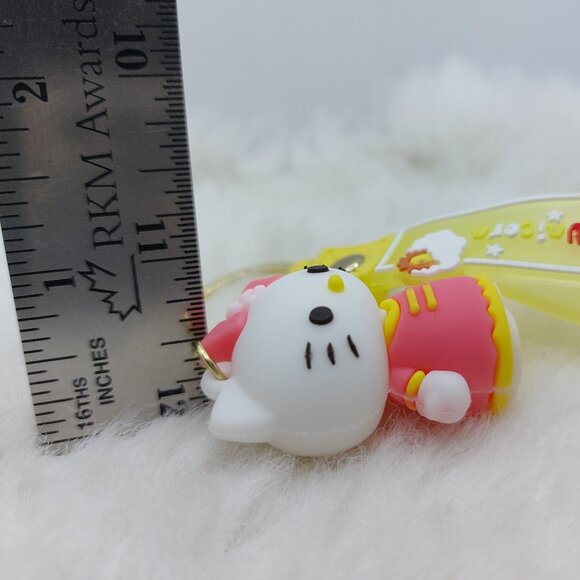 2/$25 Hello Kitty keychain wrist strap lanyard with "The sunshine Unicorn" - Picture 7 of 7